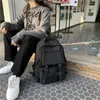 Lagerung Taschen Einfache Rucksäcke Große Kapazität Reisetasche Solide Harajuku Student Schul Rucksack Frauen Mann Unisex High Street