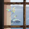 Pencere Çıkartmaları Statik Cam Clings Prizma Güneş Sıkıştırıcı Kuş Grev Önleme Anti Çarpışma Çıkartması