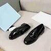 dress shoes designer shoe metallic leather loafers crystal embellished satin loafer monolith triangle logo black shoes platform sneakers heels lofer strainers