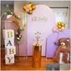 Party Decoration Chiara Arched Backdrop Frame Balloons Stand Double Sided Fabric Ers Wedding Drop Delivery Dhkwm