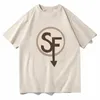 Летняя футболка с принтом Sally Face Girl, винтажная футболка Haruku, женские футболки Kawaii, футболки больших размеров с коротким рукавом, готические рубашки с рисунком G2sW #
