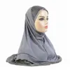 Beanie/Skull Caps One Piece Amira Musulmano Hijab Donna Sciarpa istantanea Glitter Khimar Foulard Turbante Pl Pronto da indossare Dhgarden Dh2Ai