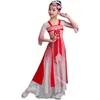 Chińskie Hanfu nowe dzieci klasyczne scenę S Parasol taniec etniczne dziewczęta Yangko odzież fan taniec y81b#