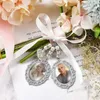 Brooches Family Bowknot Po Holder Angel Pendant Brooch Oval Bouquet Charm Pin