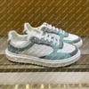 Explosion uomo Donna 1ABUTF Time Out Sneaker scarpe sneaker vitello scamosciato vellutato impresso suola rialzata in gomma 3D Lacci in cotone spesso occhielli in metallo Vert d'Eau Verde