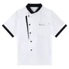 Heren korte mouw chef-kok jas dames unisex bakkerij kantine restaurant hotel keuken werkkleding uniform ademend butt kok jas 38DF #