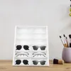 Decorative Plates Glasses Storage Box Display Shelf Sunglass Case Sunglasses Frame Holder Satin Organizer