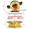 Rullar Fiskrulle 2.6: 1 6+1BB All Metal Wire Cup Raft Fishing Reel Max Power 10 kg Ice Fishing Fly Fishing Supplies
