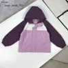 gglies luxury kids coat designer Multi color stitching design Child Hooded jacket Size 110-170 CM high quality Windproof design Baby Outwear Aug30