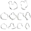 2024 Fall Thanksgiving Biscuit Mold Cookie Cutter Set Pumpkin Maple Teardrop Leaf Squirrel Bread Cookie Cutter Biscuit DIY Mold - for - for