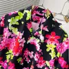 Bijpassende Zwembroek Shirts Heren Trainingspakken Hawaiiaanse Mannen Bloemenprint Casual Strand Shirts Oversize FZ2403292