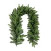 Decorative Flowers 150cm Christmas Pine Cypress Garland Artificial Greenery Decoration Indoor Vine Outdoor Wreath Rattan Decor Holid E7u8