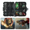 Accessories 188Pcs/Box Carp Fishing Tackle Kit Including Boilie Bait Screw Accessories Swivels Hooks Anti Tangle Sleeves Hook Stop Beads