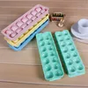 1pc Plastic Molds Ice Tray 14 Grid 3D Round Ice Molds Home Bar Party Use Round Ball Ice Cube Makers Kitchen DIY Ice Cream Mouldsfor Bar Party Use Mold
