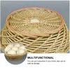 Dinnerware Sets Wicker Basket Multipurpose Storage Weave Kitchen Organizer Vegetable Holder Fruit