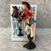 Anime Manga 18,5 cm ein Stück Anime -Figur PVC Cowboy Luffy Cowboy Nami Action Sammlermodell Dekoration Puppenmodell Spielzeug Geschenke 24329