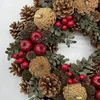 Decorative Flowers Wreaths Christmas Wreath Decor Home Deco For Party Living Room Dining Table Closet Holiday Displays Drop Delivery G Dh3Bm