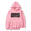 Sweats à capuche pour hommes Sweatshirts 2021 Sweat-shirt de bureau / Woemn Fleece Dunder Mifflin Paper Inc Sweat à capuche Uni Crewneck Femme Drop Deliver Dhp5Z