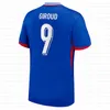 Griezmann Giroud Dembele National Team Home Away Men Women Kids Fans Player Version Soccer Jersey Football Jerseys