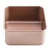 Baking Moulds Gold Square Cake Mould Thickening Non-Stick Ancient Tray Deep Pans Barbecue Bread Mold