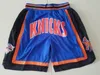 Short authentique pour hommes, New York Knicks, basket-ball, rétro, maille brodée, décontracté, athlétique, équipe de gymnastique, 02