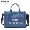 tinyat Tote Bags Women's Shop Bags Handbags Eco-friendly Storage Reusable Canvas Shoulder Handbags Schoolbags X4jv#