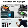 Relojes de pulsera Nuevo reloj inteligente de 600 mAh Ultra reloj para hombres llamada Bluetooth TWS música local reloj deportivo 2,0 pulgadas IP68 impermeable Ultra Smartwatch 24329