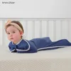 Insular Born Baby Girl Boy Anti-Startle Sleeping Bag Cotton Baby Wrap Motor Swaddling filt Infant Sleepsacks 240322