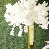 Party Decoration Lavender White Cherry Blossom Table Centerpiece Artificial Flower Ball Backdrop Decor Stage Road blommor 173 Drop DH1WR