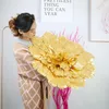 装飾的な花30cmシミュレートされた手作りの牡丹花ブーケバレンタインデーリビングルーム装飾庭の装飾屋外人工