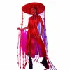 2023 Costumi di danza jazz per le donne Abiti rossi Stile cinese Hip Hop Performance di danza Abiti rave Stage Festival Wear DQS12716 G7aT #
