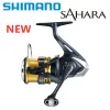 Rods New Original Shimano Sahara C2000s C2000shg 2500shg Shallow Spool 500 1000 2500 3000 4000 5000 Saltwater Spinning Fishing Reel