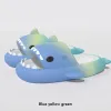 2024 Designer Sandels Shark Slippers Summer Mens Sliders Män Kvinnor Rainbow Slides Pink Blue Grey Memory Sandaler Mjuk tjock kudde Slipper Cloud Slide inomhusskor