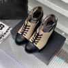 Deasigner Women Spring Patchwork Leather Lace Up Mary Janes Summer Ladies Casual Thick