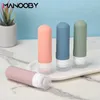 Storage Bottles Silicone Travel Cosmetics Empty Squeeze Containers Leakproof Refillable Bottle For Shampoo Conditioner Lotion