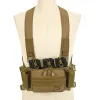 Taschen Taktische Weste Brust und Bauch Tasche Überleben Armee Molle System Kit Tasche Multifunktions Militär Reiten Camping Rucksack X437A