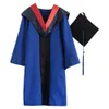 1 Set Graduati Uniforme Super Doux Résistant à l'usure Polyester Bachelor Hat Graduati Cape Photographie Props Set Pour Collège n9D8 #