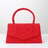 Designer Luxury fashion Diamond Clutch Bags New Design Silk Lace Elegant Banquet Ladies Handheld Dinner Bag