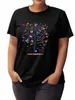 Plus Größe FI Casual Bunte Schmetterling Baum T-shirt Frauen Kleidung Grafik T Shirt Vintage Unisex Casual Weibliche Tops Tees D8Bv #