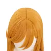 Perruques Lemail Wig Love Live! Super Star !! LIELLA!Shibuya Kanon Cosplay Wig 40cm Jaune mélangée Coiffes synthétiques résistantes à la chaleur