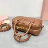 Kobiety najwyższej jakości miu arcadie ramię designerka torba dama moda skórzana rączka zawiesina torba crossbody męska torebka luksusowa torebka do kręgli torby