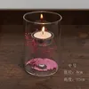 Ljushållare Creative Hollow Holder Transparent Glass Holder Romantic Candlelight Dinner Decoration Family