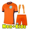 24 25サッカージャージDe Jong Holland 2024 2025 World de ligt Cup Wijnaldum Klaassen Dumfries Football Shirt Bergwijn Virgil Mens Jersey Kit Fansバージョン