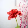 装飾的な花30cmシミュレートされた手作りの牡丹花ブーケバレンタインデーリビングルーム装飾庭の装飾屋外人工