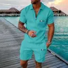 MENS POLOS S SPORTS BEACKWEAR STREET STREET CASSOIR 3D Impression numérique Short à manches courtes shorts Summer Sportswear Wear Drop Livrot Dhs3l