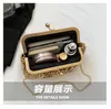 Luxury Women Brand Wool Weave Pleated Crossbody Bag Casual Chain Metal Handle CLIP LOCK LITT SHELL Menger Bag E1NY#