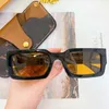 Designer pequeno quadrado sunclasses para mulheres moda personalidade senhora confronto baixo quadrado retro óculos de sol dos homens óculos de férias qualidade superior 1910 com caixa original