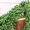 Fiori decorativi 1 pezzo pianta artificiale amante lacrime finto verde appeso a parete giardino di Natale decorazione della casa accessori per decorazioni per feste di nozze