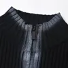Damesgebreid ontwerp Damestruien met rits Slim Fit Top Aangepaste gebreide trui Europa Amerika Stijl Kleding Vrouwelijk luxe vest