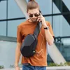 Mężczyźni Crossbody Torby Hard Shell Projekt wielopunktowy USB ładowanie Wodoodporne antypoślizgowe krótkie przejście klatki piersiowej torba Fi Pack S79O#